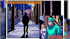 A night of sin as a nerd with a big dick fucks a slut on the street