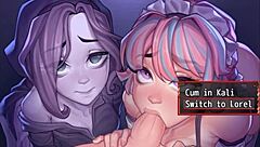 I can't wait for this harem in another world hentai game ep 19 with ghost and maid double blowjob contest