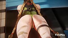 3D animated hentai with black cock and big dick action
