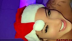 Big ass Latina gets a Christmas cock for her birthday