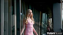 tushyraw star can't contain her anal cravings, getting doggystyle with toys and buttplug, leading to gaping assfucking in cowgirl with facial