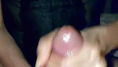 Young couple’s sensual handjob session