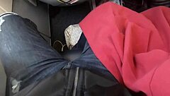Public airplane blowjob with a porn star who is a teen