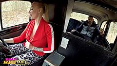 Kayla Green's Big Boobs Bounce While Creampied in Fake Taxi Backseat