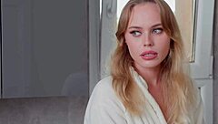 Housewife gets rough blowjob and cum in mouth from plumber
