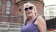 German Scout Seduces Blonde Mature Bianca for Rough Old-Young Sex