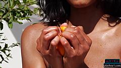 Old Indian MILF undresses for Playboy's softcore collection