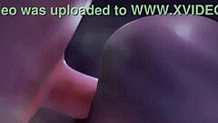 3D animated spa with anal sex and facial finish