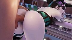 Furry cosplay BDSM with big ass action