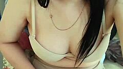 the hot teen cam girl masturbates her pussy on webcam for viewers.