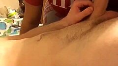 Interracial couple in intense blowjob scene