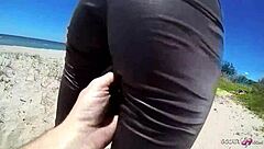 Skinny teen gets her ass fucked by a grandfather