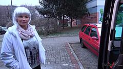 Busty Milf Whore Picked Up On Street For Rough Van Sex With Monster Cock.