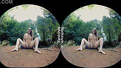 Yanks hottie sierra climaxes outdoors with toys and shaved pussy