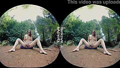 Yanks hottie sierra climaxes outdoors with toys and shaved pussy