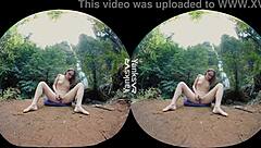 Yanks hottie sierra climaxes outdoors with toys and shaved pussy