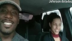 karen oliver gives blowjob for ride