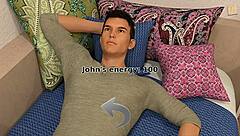 Gorgeous Gina Touches Pussy Through Yoga Pants