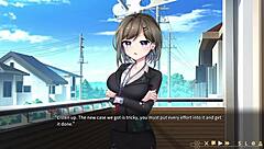 luna's blowjob scene in ghost marriage hentai