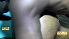 Amateur couple enjoys hot doggy style sex with big clit action