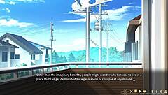 Squirt and cumshot in Ghost Marriage: VN Hentai Game Night 1