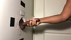 A big cocked Dominican man goes to a glory hole for some fun in Orlando