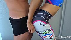 D.va overwatch anal fuck and grinding in yoga pants