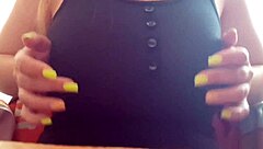 I am just fondling my big natural tits and that is so pleasurable