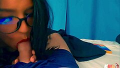 Step mom helps son cum quickly