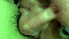 How does this milf lick pussy?