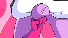 Cartoon Character Rips Clothes In Powertrip Scene