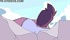 Cartoon Character Rips Clothes In Powertrip Scene