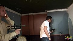 Two Gorgeous Ghosts on Sofa Make Guys Extremely Happy with Their Playful Actions