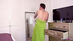 young guy tricked stranger teen 18+ eva johnson to fuck when home alone 😏