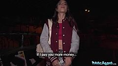 European hot model gets fucked in public outdoor scenes