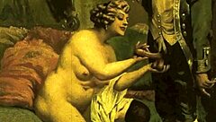 Detailed Vintage Erotic Drawings of Antique Scenes