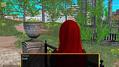 My new family 467 in hentai game with redhead and big ass