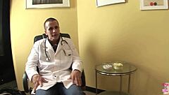 Skinny blonde gets cured and fucked by doctor in hospital