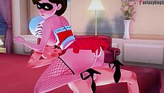 Hey, Elastigirl bangs the wrong Santa in full movie!