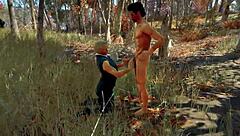 Gay porn with natural settings and hot blowjobs in the woods