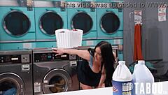 I engage in risky public blowjob with Jennifer White and Wrex Chloe