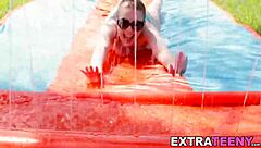 Redhead Teen Gets Facialized During Outdoor Blowjob And Hardcore Fucking!