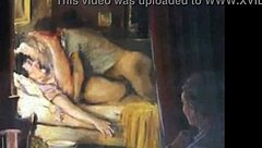 vintage erotic illustration from antique collection