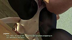 Married boss's big cock and perfect tits in 3D cartoon fuckfest