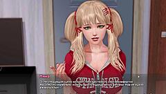 Pale carnations part 14 gameplay with asian bound bdsm and fingering.