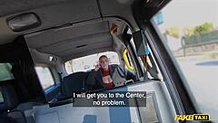 Ass and boobs bouncing in a hardcore Spanish taxi ride