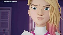 Gwen Stacy and Miles Get Naughty Doggy by Open Window