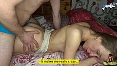 Young stepson gives a satisfying big cock fucking