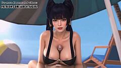 Nyotengu Cosplay Titjob Ends Happy in Uncensored Hentai AI
