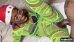 Fucked Her Petite Pussy To Celebrate Christmas Day